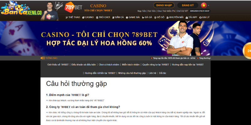 Một số thắc mắc mà người chơi của nhà cái 789BET thường gặp phải