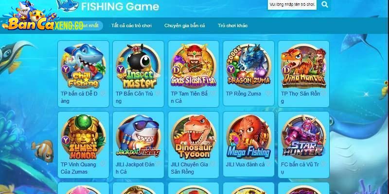 Top 10 tựa game bắn cá dễ ăn dễ chơi tại sảnh cược nhà cái 