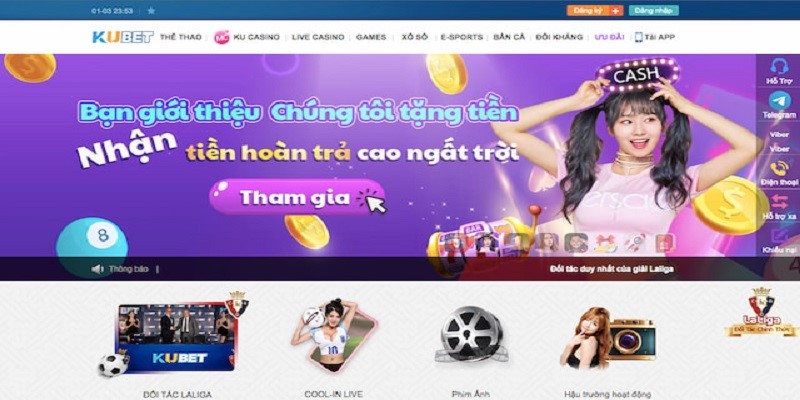 Những lợi ích vượt trội khi nạp tiền Kubet